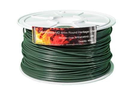 400m RPEMD4RHG PEMD 4mm Round Heritage Green