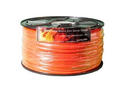 400m RPEMD8X2BO PEMD 8mm x 2mm Barrier Orange